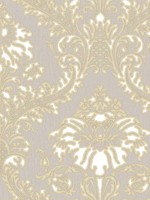 Damasco Superior Beige Gold Wallpaper WTG-247399 by Galerie Wallpaper for sale at Wallpapers To Go