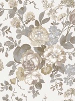 Bouquet Edra Beige Wallpaper WTG-247428 by Galerie Wallpaper for sale at Wallpapers To Go
