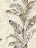Palma Cream Beige Grey Wallpaper WTG-247467 by Galerie Wallpaper for sale at Wallpapers To Go