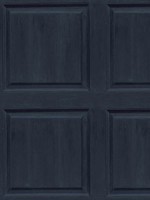 Washed Faux Panel Navy Peel and Stick Wallpaper WTG-247611 by NextWall Wallpaper for sale at Wallpapers To Go
