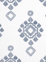 Province Medallion Navy Fabric WTG-247892 by Thibaut Fabrics for sale at Wallpapers To Go