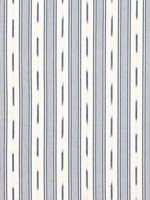 Odeshia Stripe Navy Fabric WTG-247903 by Thibaut Fabrics for sale at Wallpapers To Go