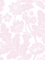 Augusta Pink Flock Damask Wallpaper WTG-247971 by A Street Prints Wallpaper for sale at Wallpapers To Go