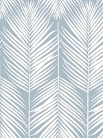 Palm Silhouette Light Blue Wallpaper WTG-248123 by Seabrook Wallpaper for sale at Wallpapers To Go