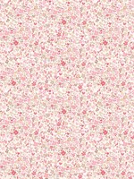 Mini Mod Floral Cranberry Tan Wallpaper WTG-250521 by Galerie Wallpaper for sale at Wallpapers To Go