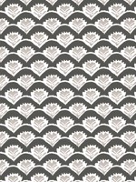 Emily Black and Beige Wallpaper WTG-250787 by Thibaut Wallpaper for sale at Wallpapers To Go