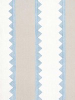 Kismet Stripe French Blue Fabric WTG-253772 by Thibaut Fabrics for sale at Wallpapers To Go