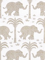 Elephant Velvet Beige Fabric WTG-253800 by Thibaut Fabrics for sale at Wallpapers To Go