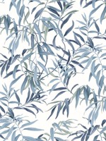 Willow Grove Sky Blue Wallpaper WTG-253940 by York Wallpaper for sale at Wallpapers To Go