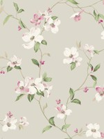 Dogwood Taupe Wallpaper WTG-254009 by York Wallpaper for sale at Wallpapers To Go