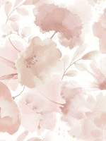 Watercolor Bouquet Blush Wallpaper WTG-254013 by York Wallpaper for sale at Wallpapers To Go