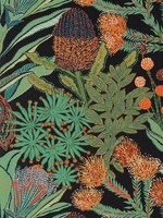 Protea Black Wallpaper WTG-254279 by Thibaut Wallpaper for sale at Wallpapers To Go