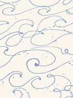Kuroshio Light Blue Ocean Wave Wallpaper WTG-254615 by Chesapeake Wallpaper for sale at Wallpapers To Go
