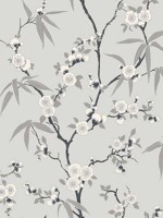 Floral Blossom Trail Stormy Wallpaper WTG-254789 by Seabrook Wallpaper for sale at Wallpapers To Go