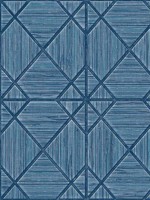 Midway Ave Indigo Wallpaper WTG-254888 by Winfield Thybony Wallpaper for sale at Wallpapers To Go
