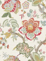 Bernadette Linen Pomme Antique Ruby Fabric WTG-255569 by Seabrook Wallpaper for sale at Wallpapers To Go