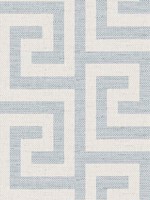Luna Retreat Greek Key Blue Wallpaper WTG-255782 by Seabrook Wallpaper for sale at Wallpapers To Go