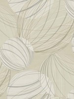 Floating Lanterns Taupe Wallpaper WTG-255923 by Candice Olson Wallpaper for sale at Wallpapers To Go