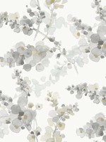 Blossom Fling Steel Wallpaper WTG-255967 by Candice Olson Wallpaper for sale at Wallpapers To Go