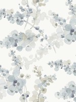 Blossom Fling Blue Wallpaper WTG-255970 by Candice Olson Wallpaper for sale at Wallpapers To Go