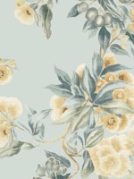 Camellia Garden Soft Gold Wallpaper WTG-256227 by Anna French Wallpaper for sale at Wallpapers To Go