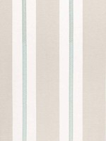 Alden Stripe Embroidery Robins Egg Fabric WTG-256352 by Anna French Fabrics for sale at Wallpapers To Go