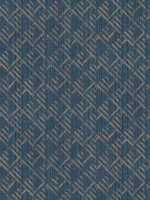 Block Flock Navy Wallpaper WTG-256561 by Galerie Wallpaper for sale at Wallpapers To Go