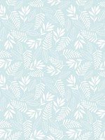 Koala Leaf Turquoise Wallpaper WTG-256716 by Galerie Wallpaper for sale at Wallpapers To Go