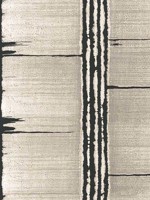 Bark Stripe Taupe Black Wallpaper WTG-256882 by Galerie Wallpaper for sale at Wallpapers To Go