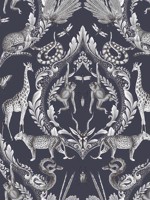 Menagerie Navy Wallpaper WTG-256908 by Galerie Wallpaper for sale at Wallpapers To Go