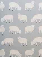 Sweet Sheep Light Blue Wallpaper WTG-257104 by Galerie Wallpaper for sale at Wallpapers To Go