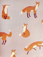 Friendly Foxes Rose Wallpaper WTG-257115 by Galerie Wallpaper for sale at Wallpapers To Go