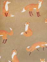 Friendly Foxes Bronze Wallpaper WTG-257117 by Galerie Wallpaper for sale at Wallpapers To Go