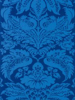 Le Grand Palais Sapphire Wallpaper WTG-257825 by Brunschwig and Fils Wallpaper for sale at Wallpapers To Go