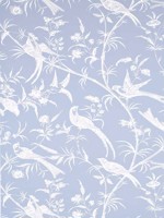 Bengali Periwinkle Wallpaper WTG-257828 by Brunschwig and Fils Wallpaper for sale at Wallpapers To Go