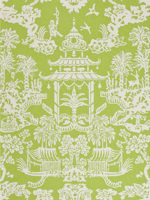 Lhasa Paper Green Wallpaper WTG-257878 by Brunschwig and Fils Wallpaper for sale at Wallpapers To Go