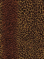 Leopard Chocolate Wallpaper WTG-257933 by Brunschwig and Fils Wallpaper for sale at Wallpapers To Go