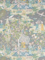 Lodi Garden Grey Wallpaper WTG-258132 by Brunschwig and Fils Wallpaper for sale at Wallpapers To Go