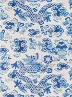 Ming Dragon Ivory Wallpaper WTG-258163 by Brunschwig and Fils Wallpaper for sale at Wallpapers To Go