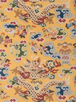 Ming Dragon Saffron Wallpaper WTG-258166 by Brunschwig and Fils Wallpaper for sale at Wallpapers To Go
