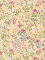 Jardin Fleuri Sun Wallpaper WTG-258182 by Brunschwig and Fils Wallpaper for sale at Wallpapers To Go