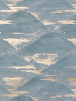 La Brume Blue Wallpaper WTG-258219 by Brunschwig and Fils Wallpaper for sale at Wallpapers To Go