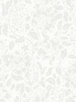 Turi Light Grey Twining Vines Wallpaper WTG-259162 by A Street Prints Wallpaper for sale at Wallpapers To Go