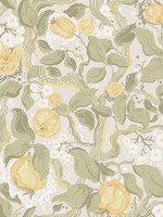 Kort Sage Fruit and Floral Wallpaper WTG-259166 by A Street Prints Wallpaper for sale at Wallpapers To Go