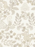 Getty Cream Jungle Damask Wallpaper WTG-259628 by A Street Prints Wallpaper for sale at Wallpapers To Go