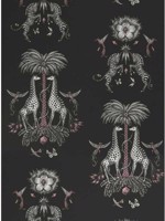 Creatura Charcoal Wallpaper WTG-260124 by Clarke and Clarke Wallpaper for sale at Wallpapers To Go