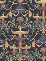 Chamber Angels Denim Wallpaper WTG-260188 by Cole and Son Wallpaper for sale at Wallpapers To Go