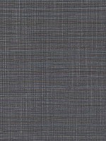Premiere Charcoal Faux Linen Wallpaper WTG-260230 by Warner Wallpaper for sale at Wallpapers To Go