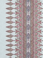 Akola Stripe Raspberry and Teal Fabric WTG-260407 by Thibaut Fabrics for sale at Wallpapers To Go