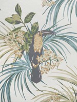 Le Toucan 03 Emerald Wallpaper WTG-261251 by Maxwell Wallpaper for sale at Wallpapers To Go